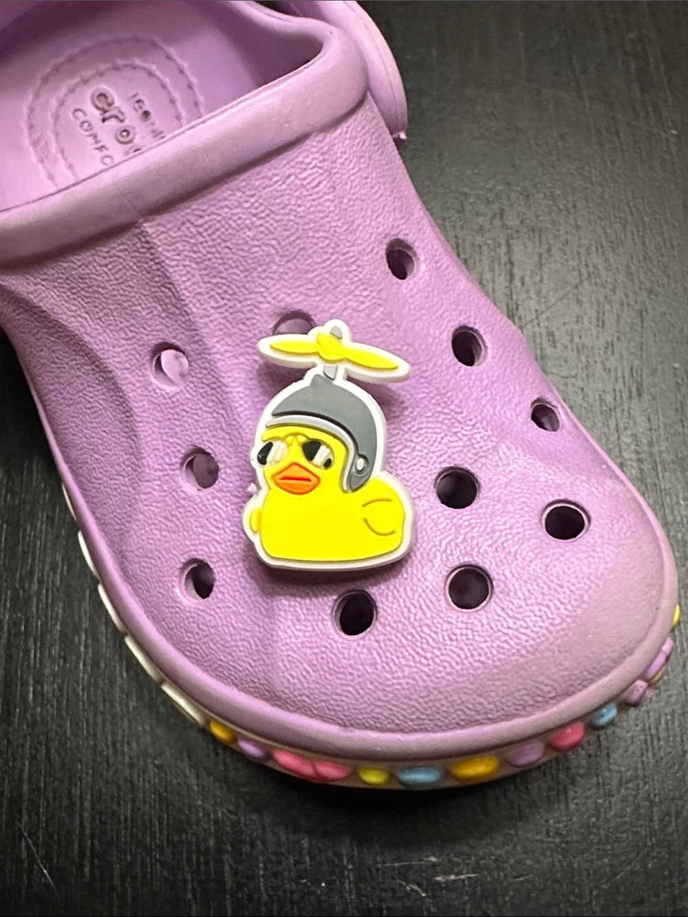 Jibbitz Yellow Duck Propeller Charm